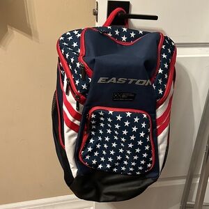 Easton Starry Blue and Red Backpack